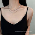 New simple and fashionable female snake-shaped chain hip-hop street style necklace ins clavicle chain